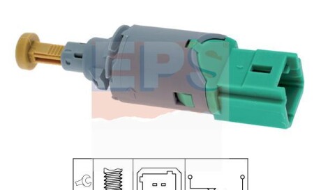 Выключатель стоп-сигнала - (8200168240, 8200276360, 2532000Q0D) EPS 1 810 223 (фото 1)