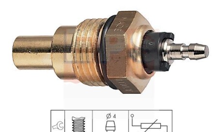 Датчик температуры охлаждающей жидкости - (001818181, 011889181, 011818510) EPS 1 830 009
