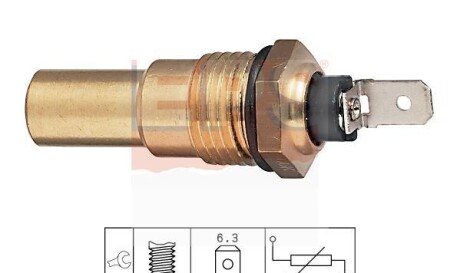 Датчик температуры охлаждающей жидкости - (9465011110, 8342001010, 8342020011) EPS 1 830 035