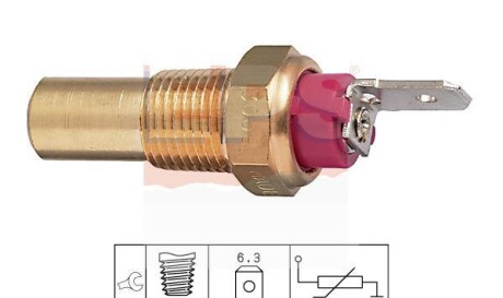 Датчик температуры охлаждающей жидкости - (6108298, 6113258, 6136366) EPS 1 830 069