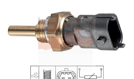 Датчик температуры охлаждающей жидкости - (1342570, 01342570, 1342571) EPS 1 830 264