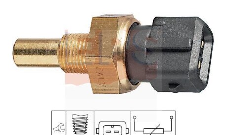 Датчик температуры охлаждающей жидкости - (6238356, 90464954) EPS 1 830 283
