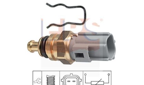 Датчик температуры охлаждающей жидкости - (1109340, 1458378, 1484876) EPS 1 830 285