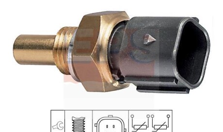 Датчик температуры охлаждающей жидкости - (0115425117, 2D0919369, A0115425117) EPS 1 830 316