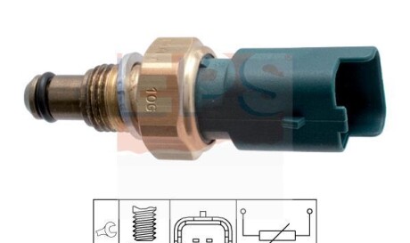 Датчик температуры охлаждающей жидкости - (1452490, 1820365, 16970BN700) EPS 1 830 317