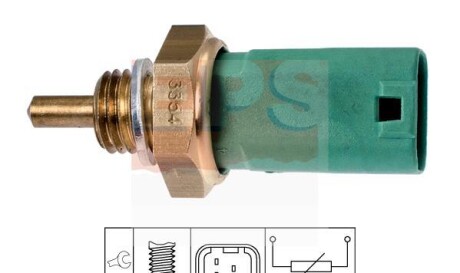 Датчик температуры охлаждающей жидкости - (8200699074) EPS 1 830 354