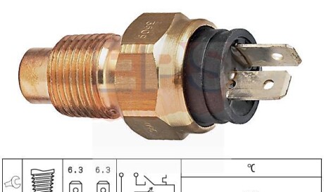 Датчик температуры охлаждающей жидкости - EPS 1 830 509