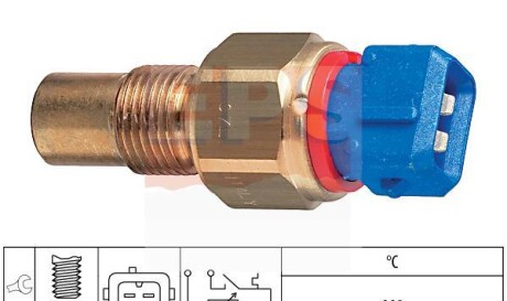 Датчик температуры охлаждающей жидкости - (024268, 024285, 024287) EPS 1 830 521