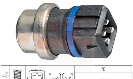 Датчик температуры охлаждающей жидкости - EPS 1 830 536