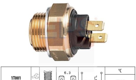 Термовыключатель вентилятора радиатора - EPS 1 850 002