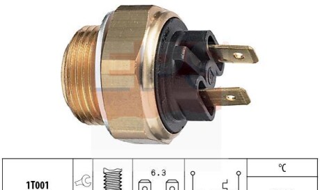 Термовыключатель вентилятора радиатора - EPS 1 850 018