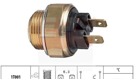 Термовыключатель вентилятора радиатора - EPS 1 850 020