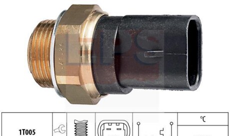 Термовыключатель вентилятора радиатора - (126435, 82477919, 82465533) EPS 1 850 031
