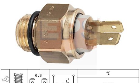 Термовыключатель вентилятора радиатора - EPS 1 850 057
