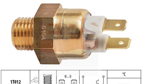 Термовыключатель вентилятора радиатора - EPS 1 850 104
