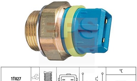 Термовыключатель вентилятора радиатора - (126426, 126437, 126440) EPS 1 850 145