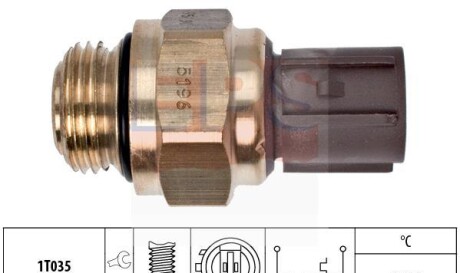 Термовыключатель вентилятора радиатора - EPS 1 850 196