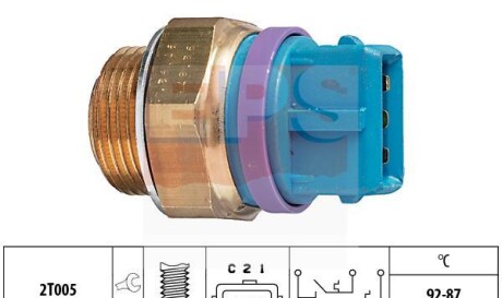 Термовыключатель вентилятора радиатора - EPS 1 850 629
