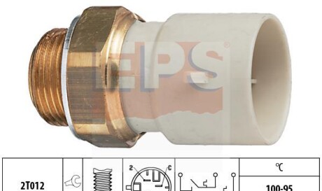 Термовыключатель вентилятора радиатора - (1341025, 90339408, 90355879) EPS 1 850 632