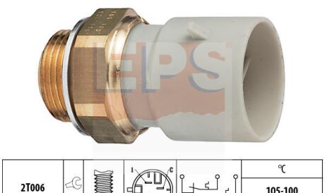 Термовыключатель вентилятора радиатора - EPS 1 850 649