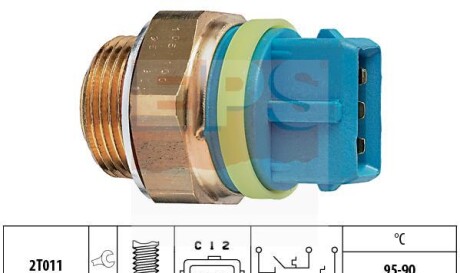 Термовыключатель вентилятора радиатора - EPS 1 850 677