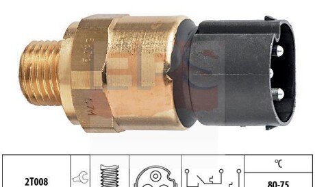 Термовыключатель вентилятора радиатора - EPS 1 850 679