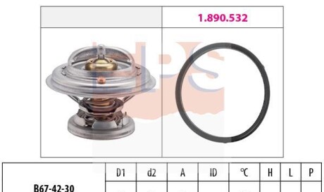 Termostat mercedes - EPS 1880280