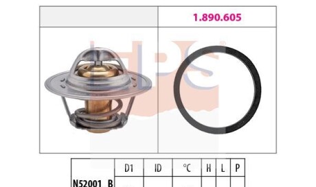 Termostat ford mazda - (pel10016, pel000170) EPS 1880312