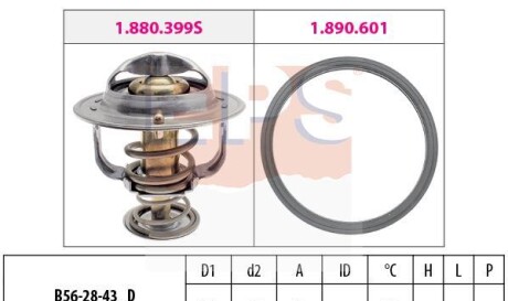 Termostat mitsubishi carisma space star - EPS 1880404