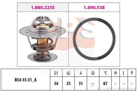 Termostat POLO 94-99 - EPS 1880434