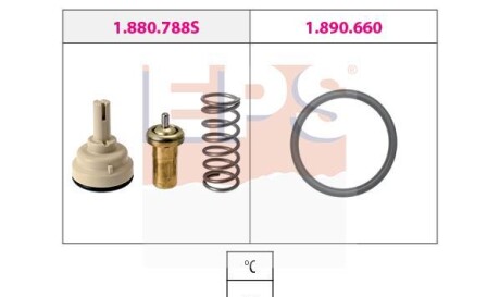 Термостат охлаждающей жидкости - EPS 1 880 788