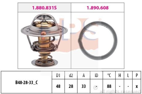 Termostat i10 - EPS 1.880.831