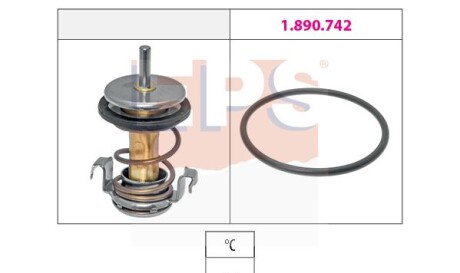 Jeep термостат grand cherokee iv 3.0 11-, maserati ghibli iii 3.0 13- - EPS 1.880.991