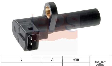 Датчик положения коленвала - (6502253, 89BF6C315AC, 6859702) EPS 1 953 036