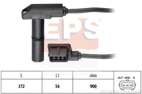 Датчик положения коленвала - EPS 1 953 048
