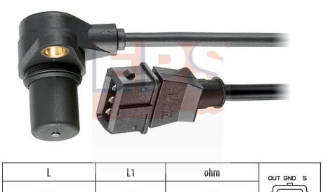 Датчик положения коленвала - EPS 1 953 215