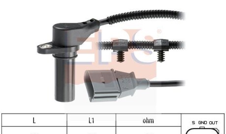 Датчик положения коленвала - EPS 1 953 259