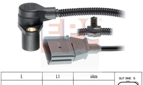 Датчик положения коленвала - EPS 1 953 287
