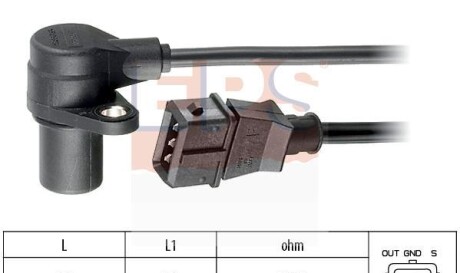 Датчик положения коленвала - EPS 1 953 296