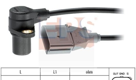 Датчик положения коленвала - EPS 1953398