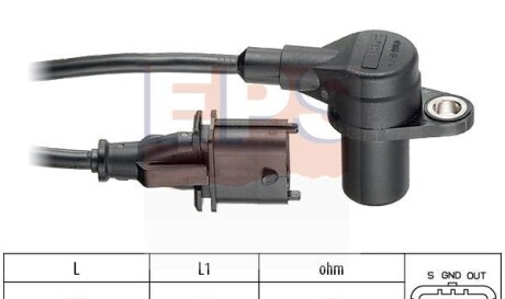 Датчик положения коленвала - (391804A010, 391804A051, 391804A111) EPS 1 953 476