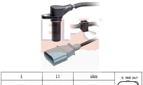 Датчик положения коленвала - EPS 1 953 505