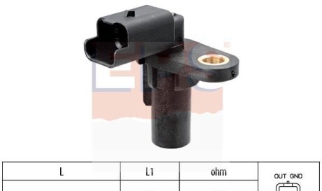 Датчик положения коленвала - (93857943, 8200513668, 2375000Q0D) EPS 1 953 579