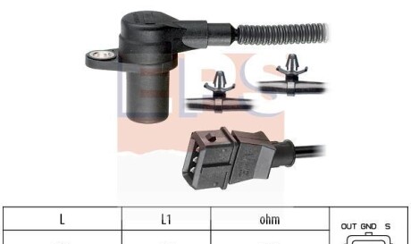 Датчик положения коленвала - EPS 1 953 587