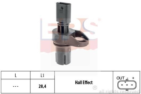 Датчик - ((13627803093, 7803093, 19300WA010)) EPS 1.953.757 (фото 1)