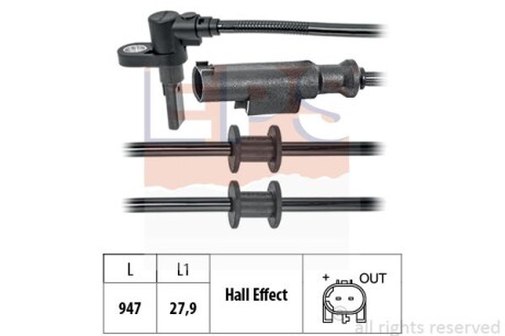 Датчик ABS DB Sprinter 06- - EPS 1.960.203