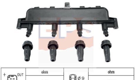 Cewka zapјonowa citroen peugeot - (597090, 597097, CL120) EPS 1970405