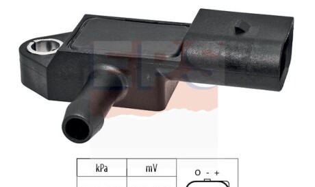 Датчик тиску випускних газів VAG 1.6TDi/2.0TDi 13- - (04L906051B) EPS 1.993.327