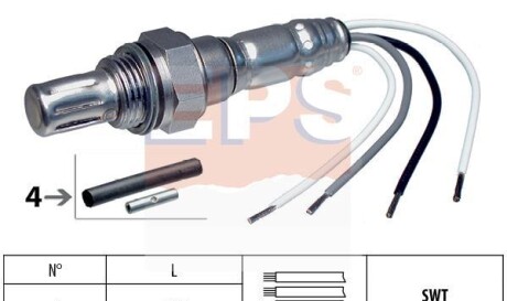 Sonda lambda uniwersalna - (l81318861B, L81318861, L81318861A) EPS 1997007