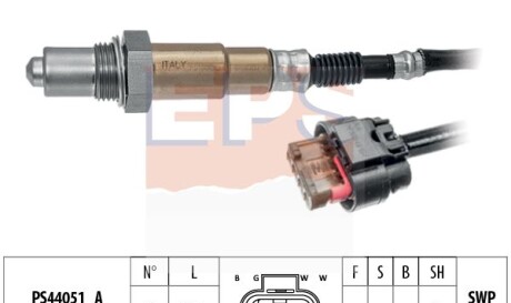 Лямбда-зонд Ford C-Max 1.5 15-/Focus III 1.5 14-/Kuga 1.5 14- - EPS 1.998.375